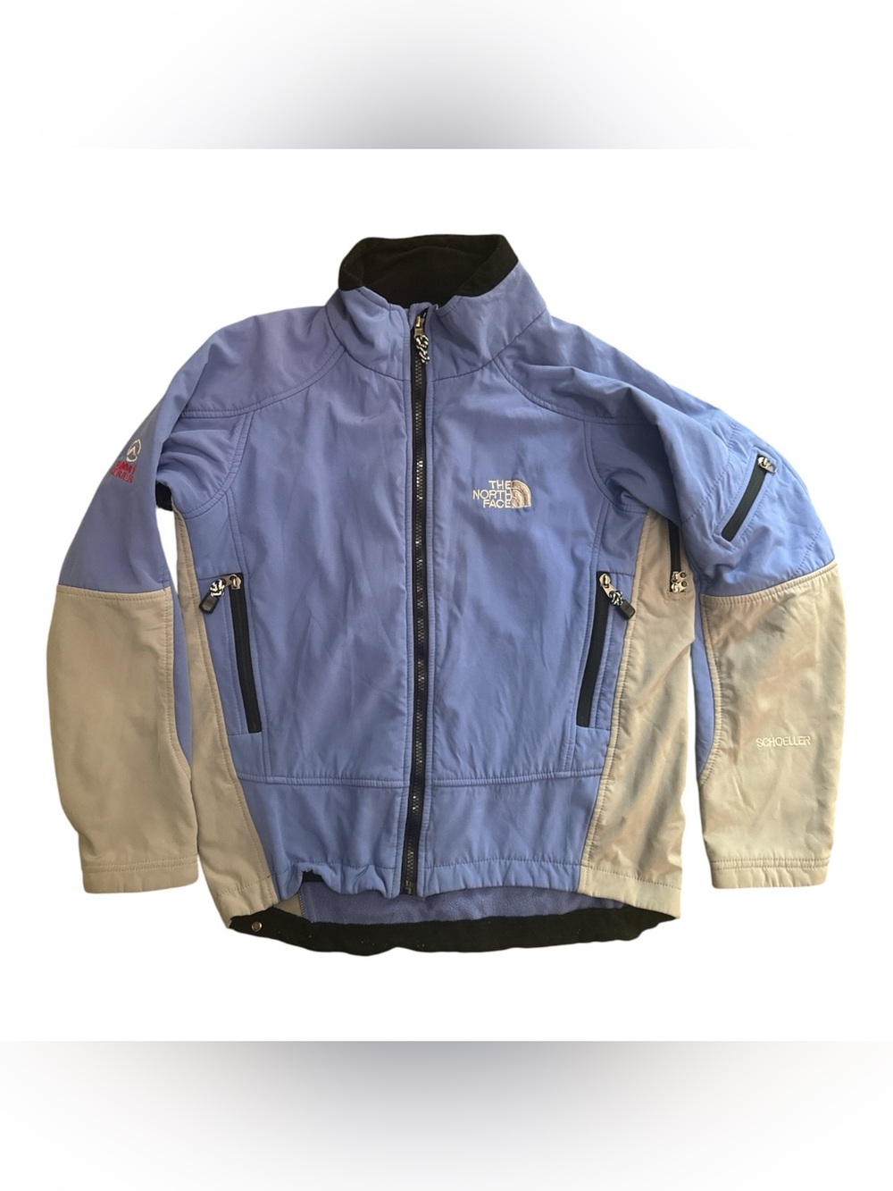The North Face Summit Series Light Blue and Grey Women’s Small Outdoor Jacket